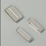 Zdjęcie - Zapięcie magnetyczne w kolorze srebrnym 38x20mm